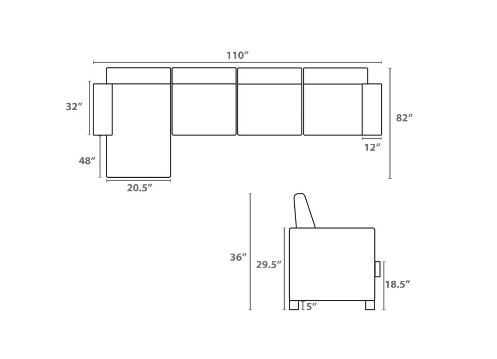 Sofa Sectional T1233