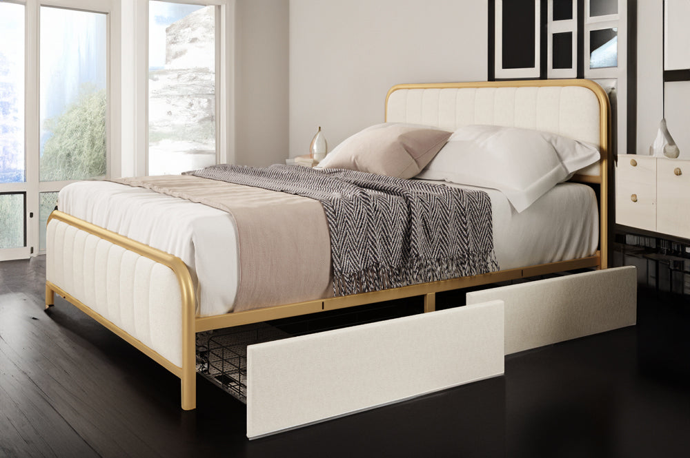 Platform Bed With Storage T2334