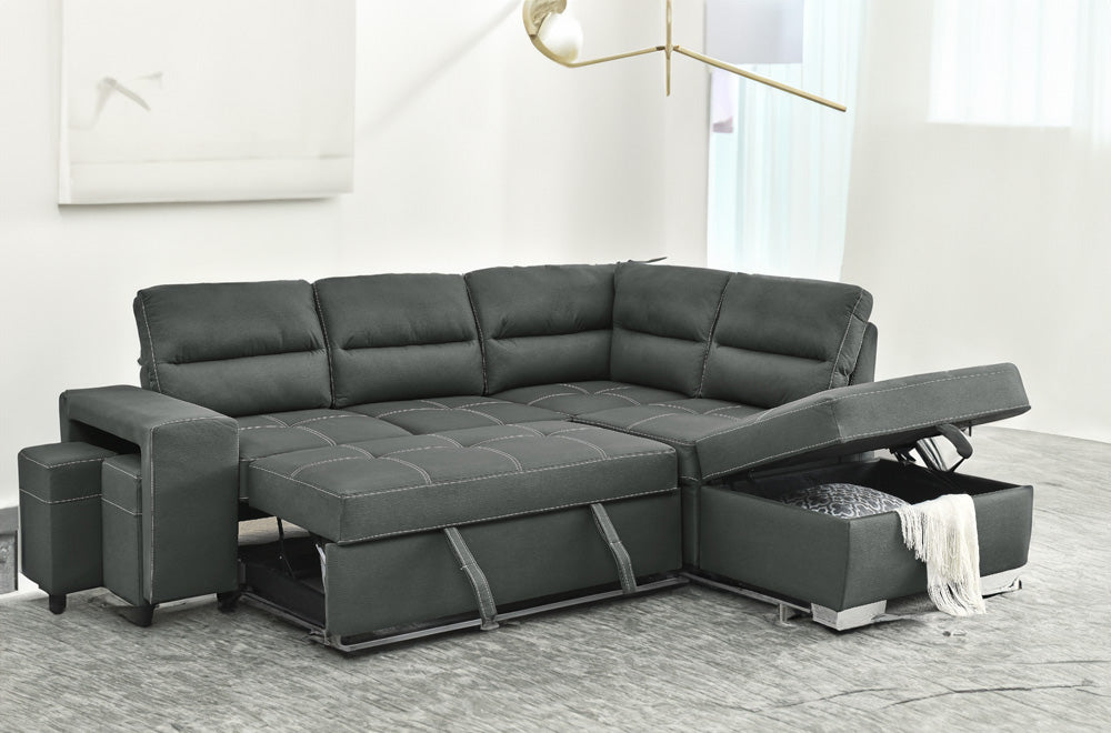 Pull-out sofa sectional T1225