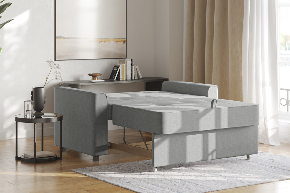 R345 sofa bed in lounge position — Canadian-made space-saving furniture