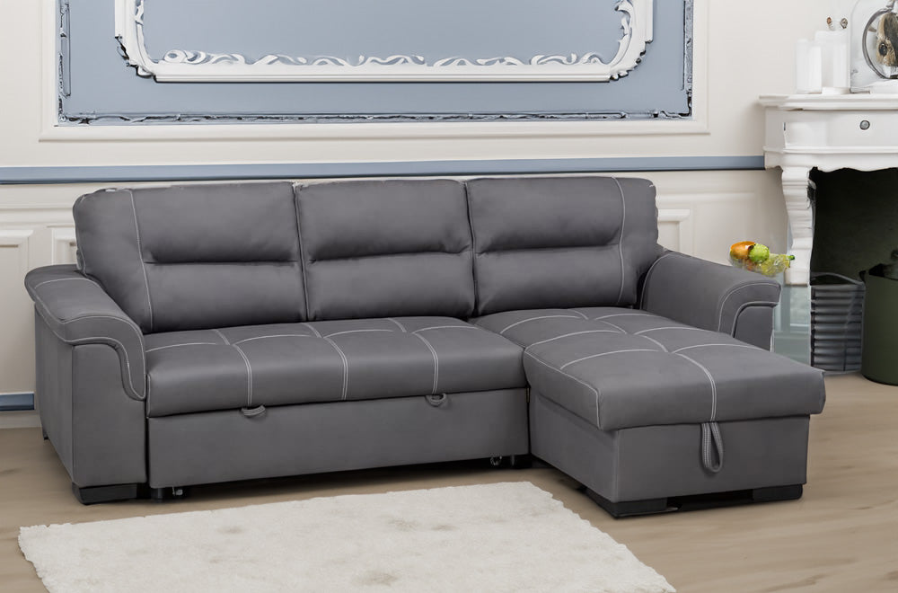 Pull-out sofa sectional T1217