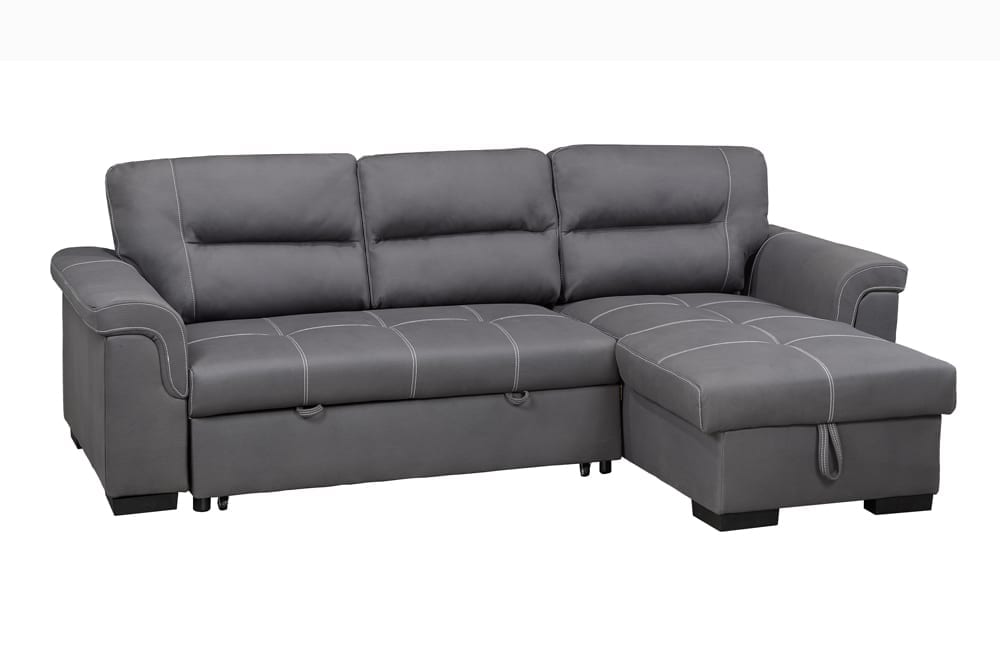 Pull-out sofa sectional T1217