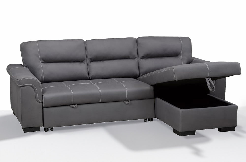 Pull-out sofa sectional T1217