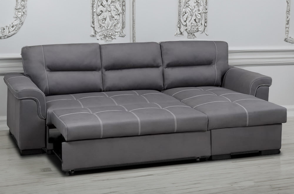 Pull-out sofa sectional T1217