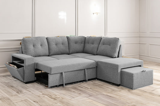 Pull-out sofa sectional T1226