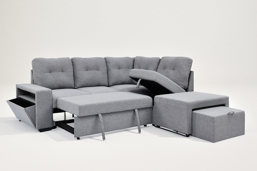 Pull-out sofa sectional T1226