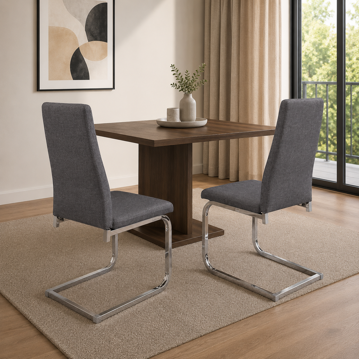 T210 dining chair, set of 2, all colour options