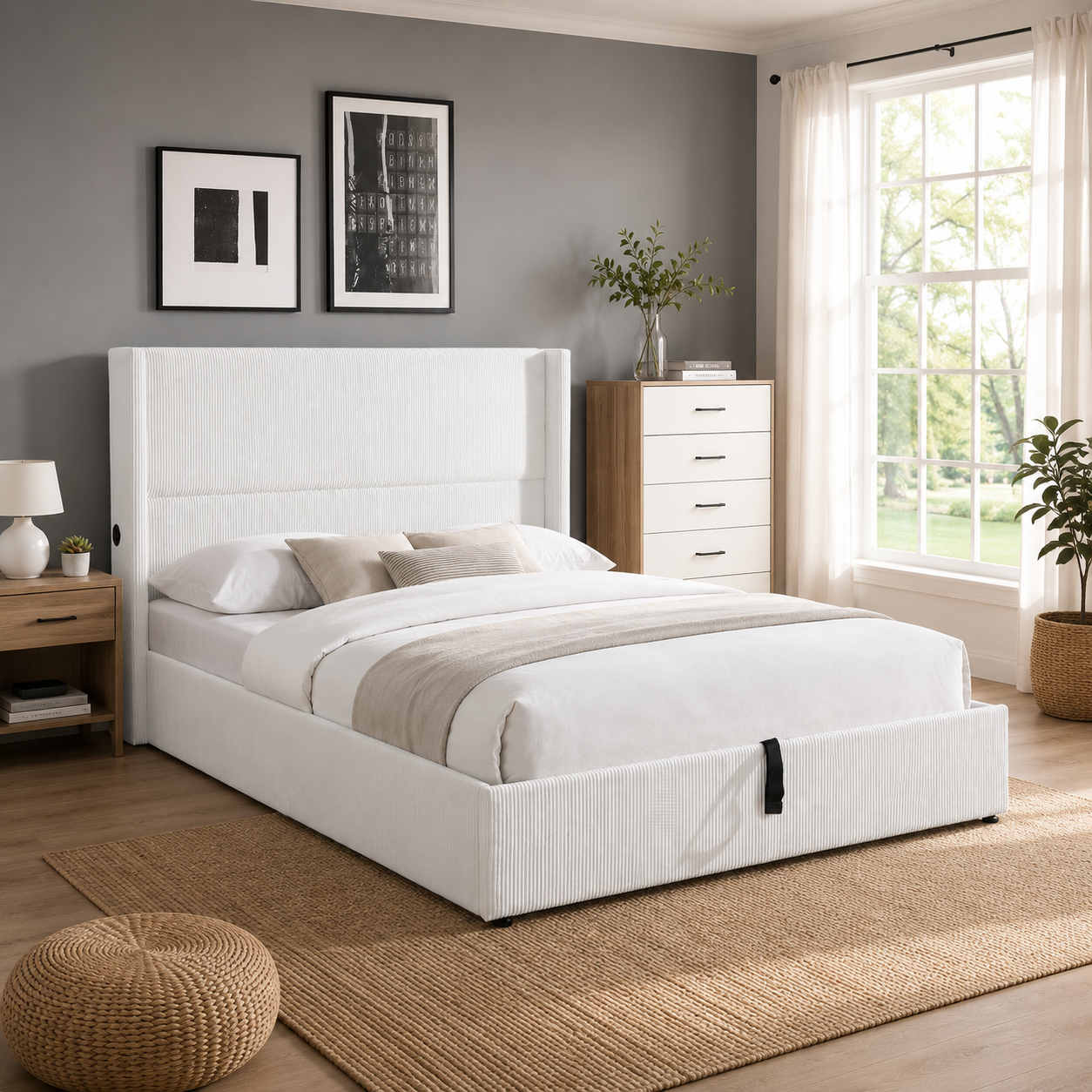 Bed With Storage T2164