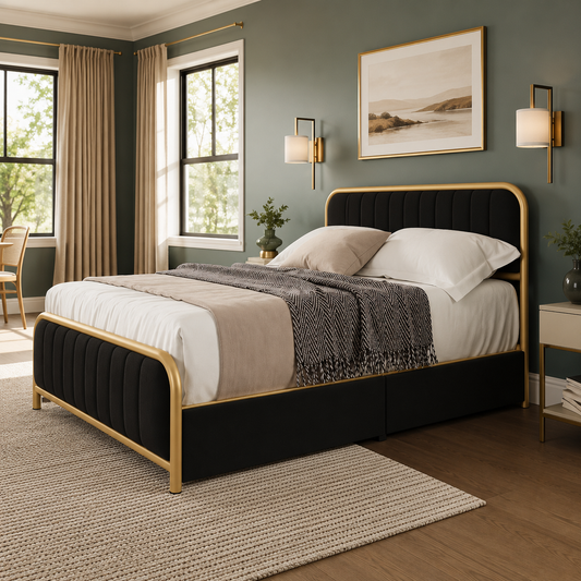 T2334 Platform Bed With Storage