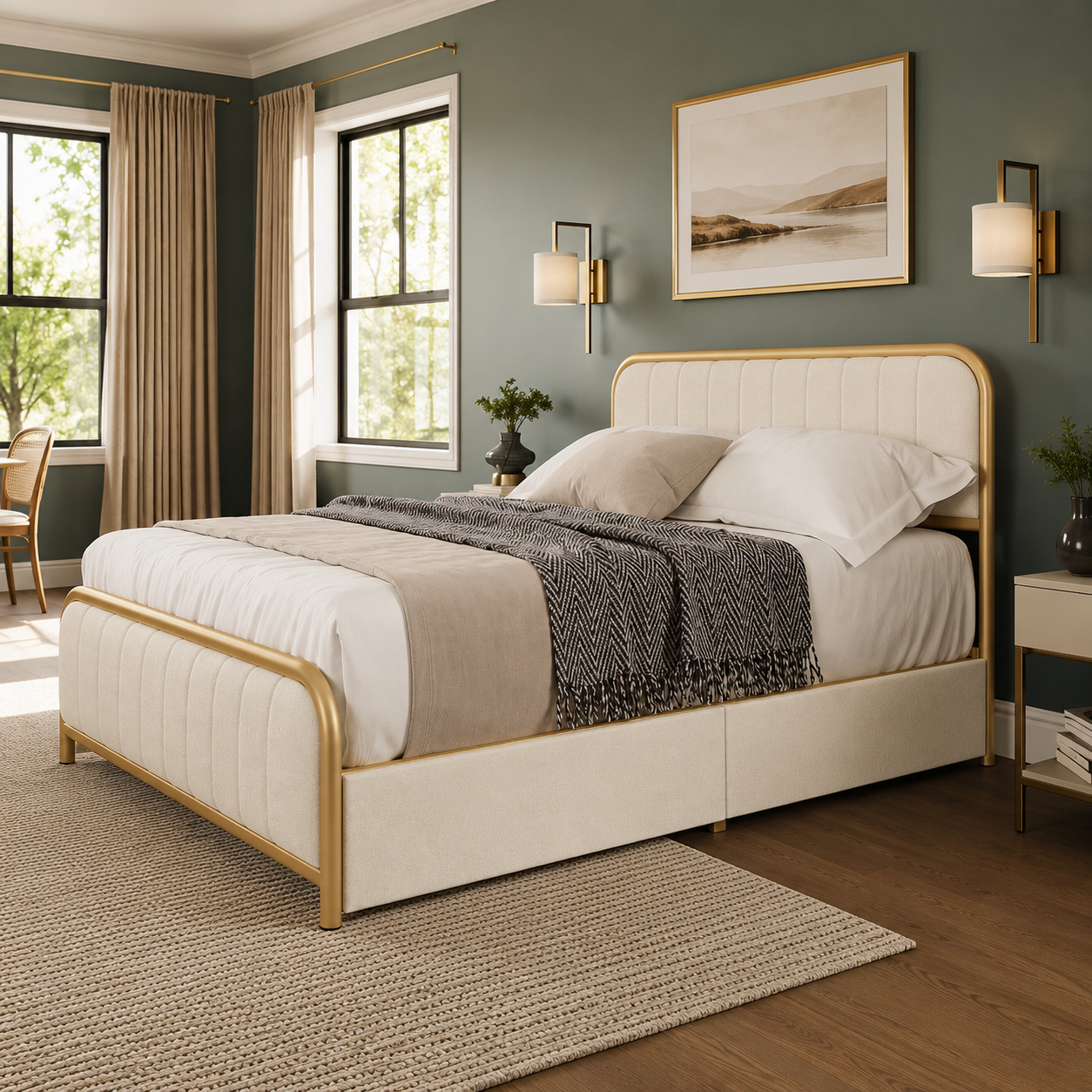 T2334 Platform Bed With Storage
