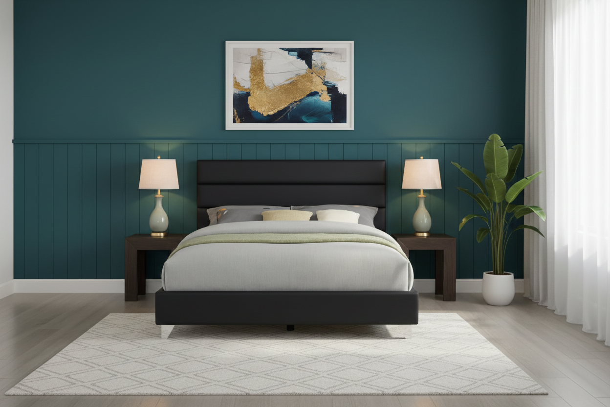T2395 Upholstered Platform Bed