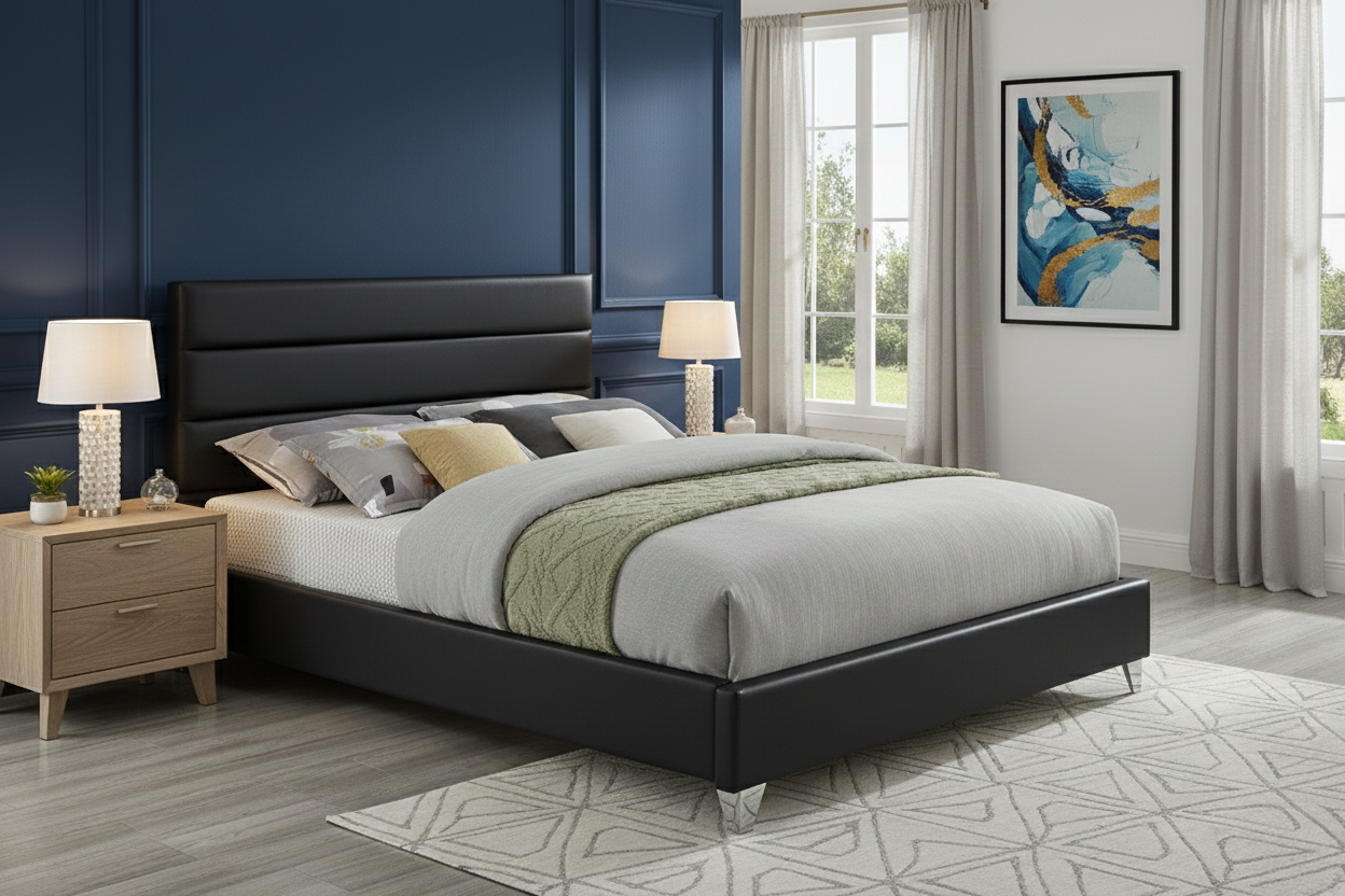 T2395 Upholstered Platform Bed