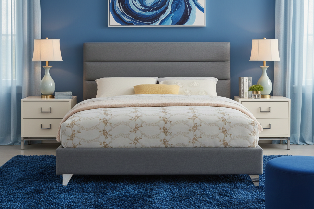 T2395 Upholstered Platform Bed