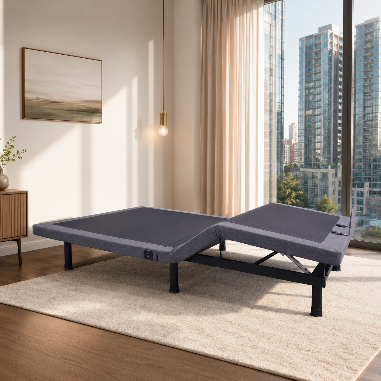 T670 Adjustable Bed Head Position Elevated – FurniturCa Canada